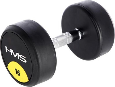 Shtangë dore HMS HG PRO e gomuar, 16 kg, e veshur me gomë