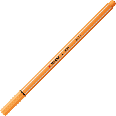 Stilolaps fineliner Stabilo Point 88 88/85, majë e hollë, ngjyrë papaja