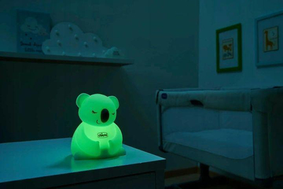 Dritë nate Chicco Sweet Lights Koala, ndricim i butë, portative, gri