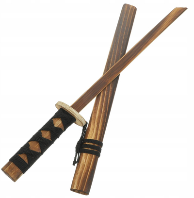 Дрвен меч Leantoys Wooden Sword Red, 73cm, црвена