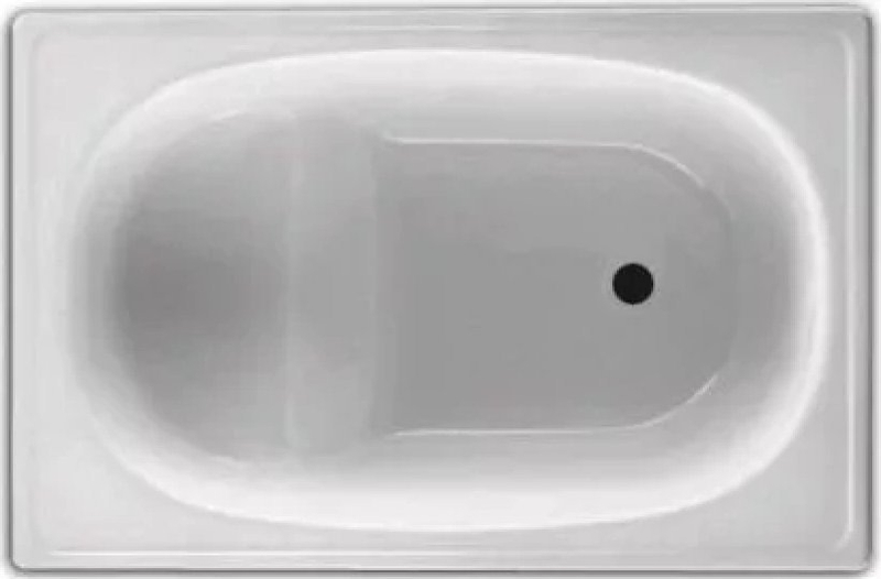 Kadë Bath Europa 105x70 cm, pa këmbë, e bardhë