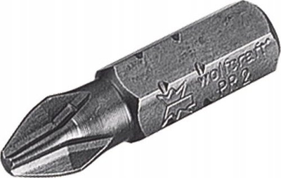 Set bitash kaçavidë Wolfcraft PH2, çelik S2, C 6.3, 3 copë