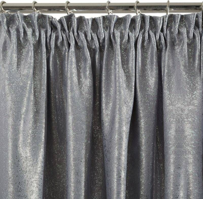 Perde EUROFIRANY Curtain Ekskluziw EBRU, 135x270 cm, gri argjendi