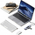 Adapter USB C Usams 8 në 1, me HDMI, rrjet RJ45, PD 100W, gri