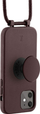Futrollë Just Elegance PopGrip për iPhone 11 XR, TPU, me rrip, truffle