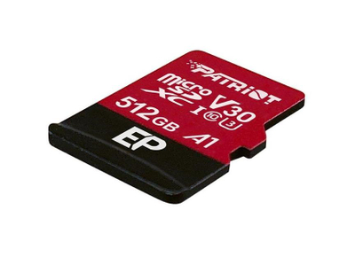 Kartë e memories Patriot Memory PEF512GEP31MCX, MicroSDXC, 512 GB, Class 10