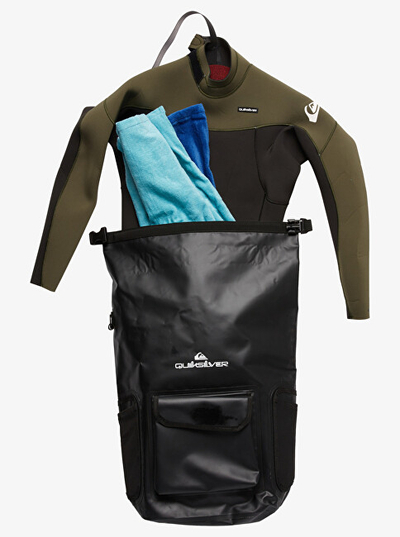 Çantë shpine për meshkuj Quiksilver Sea Stash Mid, e zezë