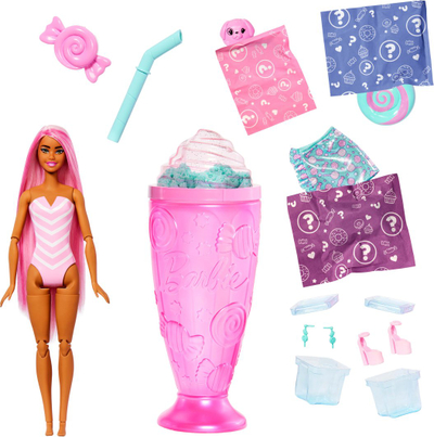 Kukull Barbie Mattel Pop Reveal, set surprizë, flokë rozë