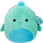 Lodër pellushi Squishmallows Cascade SQCR05477, 40cm, breshkë teal me karapacelë tie dye shumëngjyrësh