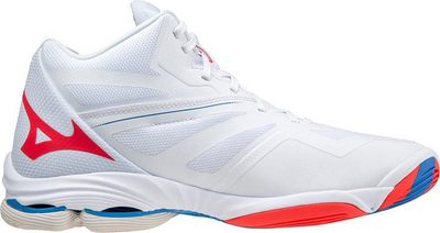 Atlete unisex Mizuno Wave Lightning Z6 MID, nr. 46.5, të bardha