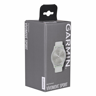 Ora sportive Garmin Vivomove Sport, hibride, e gjelbër