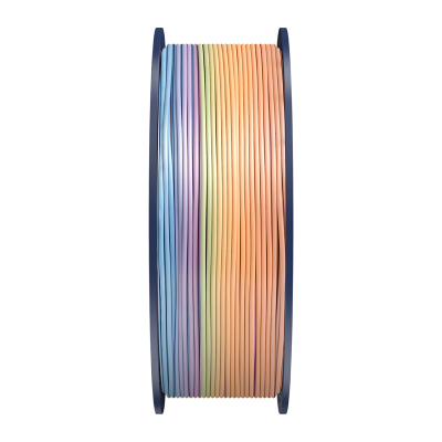 Filament 3D SUNLU Silk PLA+ Rainbow 04, 1.75 mm, 1 kg, shumëngjyrësh