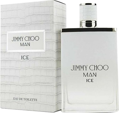 Parfum burrash Jimmy Choo Man Ice EDT, aromë e freskët, shishe e bardhë