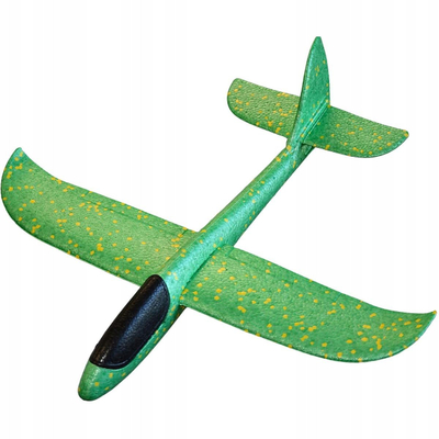 Avion lodër Eddy Toys Styrofoam Glider, 47cm, shkumë e lehtë, i gjelbër