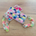 Maskë telefoni Color Chain për Samsung Galaxy A22 4G, me zinxhir dekorativ, shumëngjyrëshe