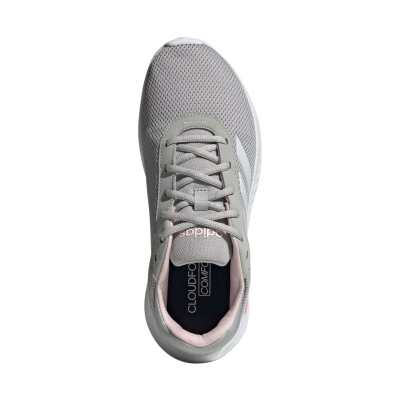 Atlete për goca Adidas Cloudfoam Comfy, rrjetë e ajrosshme, të bardha