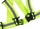 Jeletë reflektuese Sports Equipment AG590, universale, për motor dhe biçikletë, jeshile