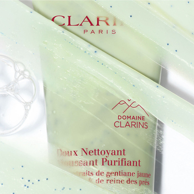 Pastrues fytyre Clarins Purifying Gentle Foaming Cleanser, për lëkurë me yndyrë dhe të përzirë, 125 ml