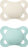Qetësues për bebe MAM Original Silky Soother, 2-6 muajsh, set me 2 copë, ngjyra pastel