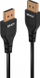 Kabllo DisplayPort Lindy Slim, 1.4, 2m, e zezë