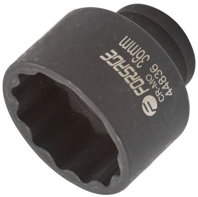 Çelës goditës Impact Socket 1/2", 36 mm, 12-këndor, mur i hollë