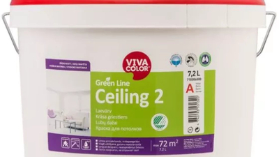 Bojë tavani Vivacolor GL Ceiling 2 A, 7.2L, mat e thellë, e bardhë
