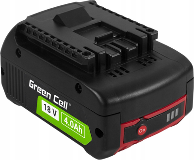 Bateri për vegla pa kabllo Green Cell PTBO18V4, 18V, 4Ah, e zezë