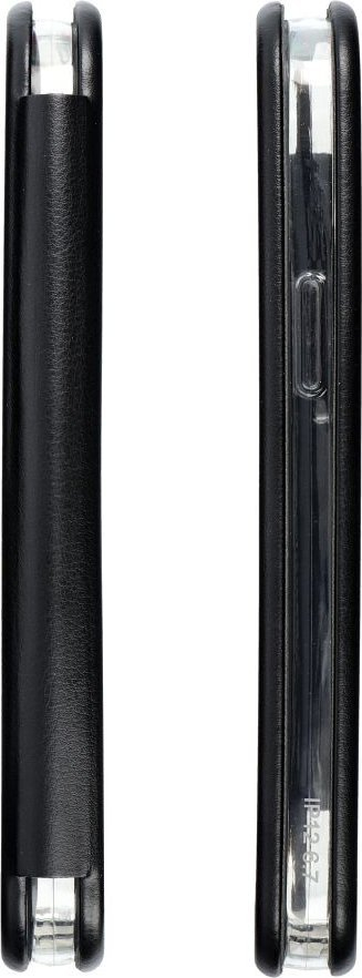 Këllëf portofol Forcell Elegance për iPhone 14, me magnet, me mbajtëse, i zi