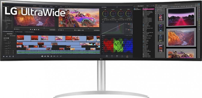 Monitor LG 49WQ95C-W, 49", Dual QHD, 144Hz, i bardhë