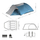 Çadër kampingu NILS CAMP Trekker NC6012, 4 veta, blu gri