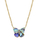 Varëse për femra Fossil Charming Gold-Plated Necklace Sutton JF04812710, e artë/ shumëngjyrëshe