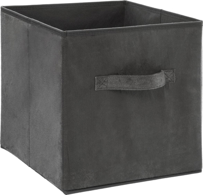 Kuti ruajtëse 5five STORAGE BOX VELVET, 31x31x31 cm, material velvet, gri e errët