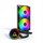 Ладилник за процесор Montech LightFlow ARGB 240, радијатор 240mm, ARGB, црн