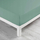 Çarçaf fitted Douceur d'intérieur LINETTE, 160 x 200 cm, pambuk, jeshile blu