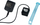 Pompë uji me adapter Trixie Bubble Stream 24464, rezervë, e zezë dhe blu