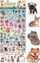 Ngjitëse Grafix Sticker Dogs Cats, set me mbi 100 copa, shumëngjyrëshe