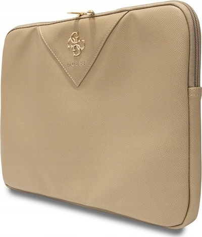 Këllëf laptopi Guess GUCS14ZPGSTEGD, 14", lëkurë eko, ngjyrë gold