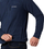 Bluza polar Columbia Fast Trek II, meshkuj, me zinxhir të plotë, blu navy