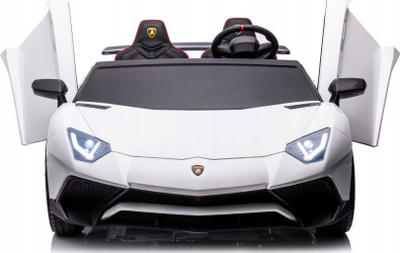 Makina elektrike për kalamaj Lean Cars Lamborghini XXL A8803, 24V 14Ah, 200W, e bardhë