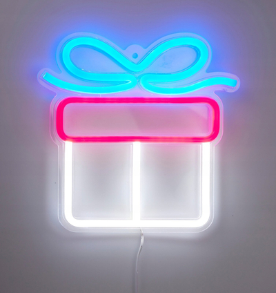 Dekor festiv Christmas Home Styling Collection Neon LED, 23 x 22 cm, shumëngjyrësh