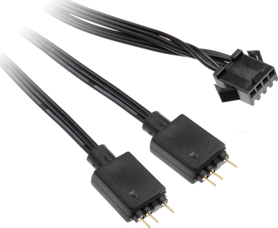 Kabllo përshtatëse ARGB Kolink, 4 pin në 2x 3 pin 5V, 400mm, e zezë