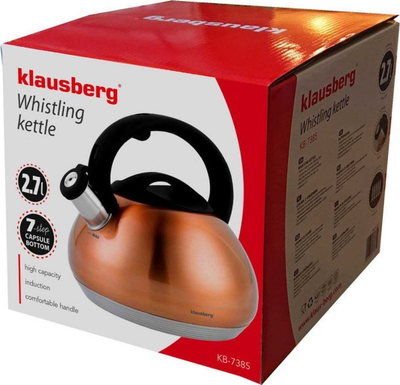 Çajnik Klausberg KB-7385, 2,7 l, bakër