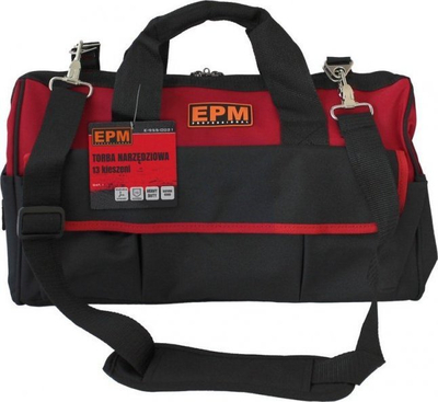 Çantë veglash EPM Machines, 42x23x28 cm, material i fortë, e zezë
