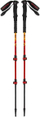 Shkopinj trekkingu Viking Lhotse Red, teleskopik 65-135 cm, alumin, të kuq