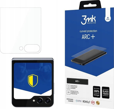 Film mbrojtës ekrani 3mk Arc+, Samsung Galaxy Z Flip 5, pjesa e përparme, transparent