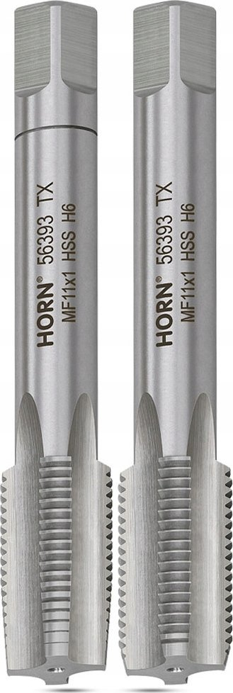 Set çelësa fileti dhe filierë Horn M11x1, HSS, për metal, ngjyrë argjendi