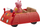 Lodër makinë Peppa Pig Weebles Push Along, me gocën që lëkundet, plastike, e kuqe