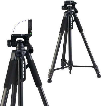 Tripod fotografik Mozos SF Pro, 170cm, alumin, i zi