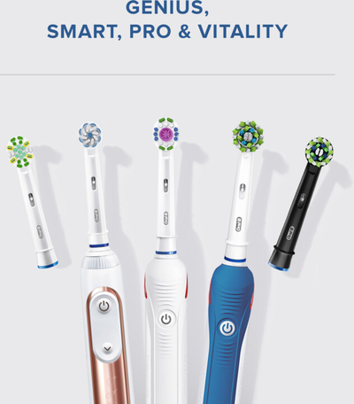Koka për furçë dhëmbësh Oral-B EB 50-4 CrossAction me CleanMaximiser Technology, 4 copë