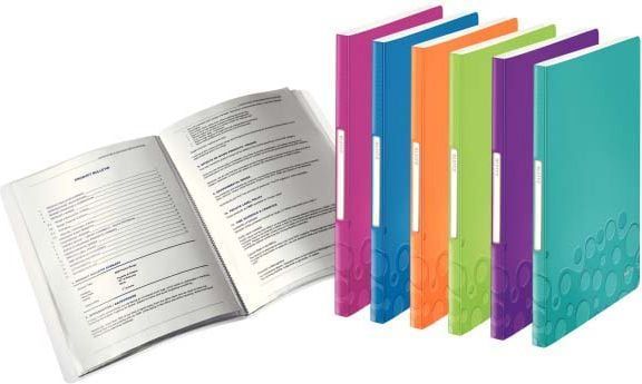 Album prezantimi Leitz WOW Offer 46320062, format A4, 40 xhepa, vjollcë
